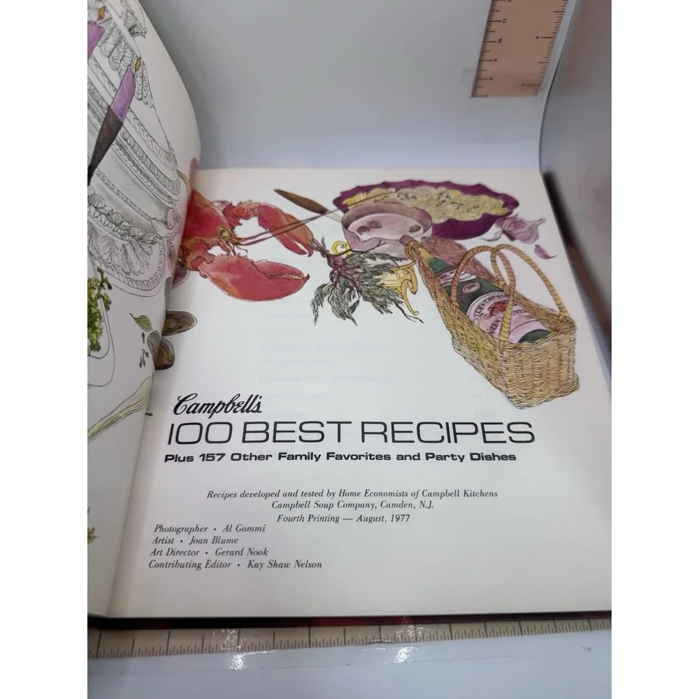 VTG 1974 Campbell's 100 Best Recipes 157 Favorites & Party Dishes Retro Cookbook